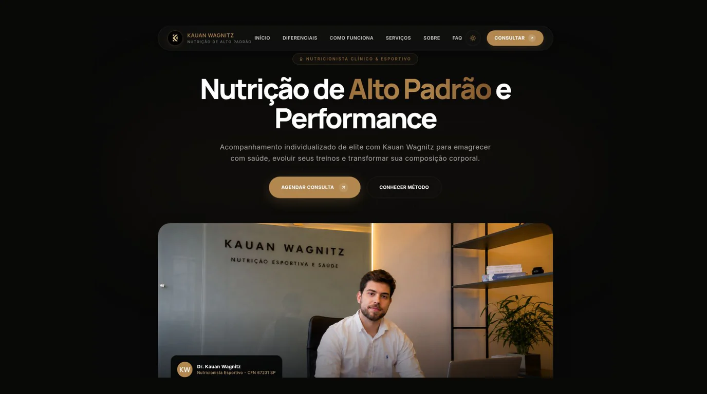 Screenshot of Nutrição Esportiva